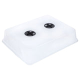 Clear Plant Pot Lid 1-Pack for Home Gardeners, Helps Retain Moisture and Protects Plants V1370-AZ4-14583