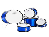 Kids Drum Set, 5-Piece, 406.4 mm Beginner Full Drum Set with Bass Toms Snare Floor Drum Adjustable V952-WJTJZG5JT16LU8B1VV0