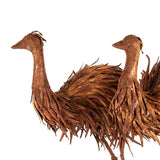 Set 2 Large Assorted Emus Garden Statue 37x58cm V637-71290EMU