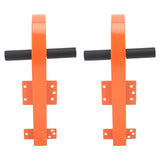 2Pack Ladder Stabilizer Roof Hook with Wheels Steel Strong Grip Easy Install Portable Ladder V1294-YM0901-3114230168811