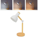 LED Table Lamp Adjustable Dimmable Timed Eye Caring Remote Control Wooden Desk Light for Bedroom V1294-YM0901-3119240070711