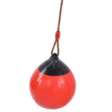 Inflatable Ball Swing Seat 29cm/11.4in Red Small with Hanging Rope Chain for Indoor Outdoor Garden V1294-YM0714-3116210074011