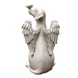 Desktop Decor,Resin Dog Decor Statue Outdoor Garden Sculpture Angel Puppy Decoration & Hangs V1192-AZ-W-28038