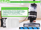 ilter Brush or Shark Rotator Lit-Away DuoClean LA702 LA802 LA502 LA502NP LA500 LA500WM LA455 LA700 V1259-DP01-F-238