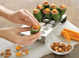 Tyidzon 18 Hole Jalapeno Popper Holder for Grill, Grilling Accessories with Handle, Stainless Steel V1189-LWWAL-20260325-01193