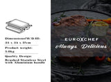 EUROCHEF EUC-CG7 Smart Multi Contact Grill Sandwich Panini Press Maker Fast Cafe Style V219-COKGRLEUCAC7S
