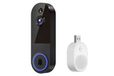 Smart Video Doorbell Camera Wireless Outdoor Doorbell Camera-Black V1263-JX-7397