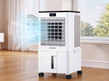 Devanti 8L 3-in-1 Evaporative Air Cooler 4 Ice Packs Remote Control 3 Speed EAC-C-RC-108YF-WH