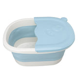 Foot Soaking Tub Foldable Foot Bath Foot Tub Bucket for Children Foot Bath Plastic Wash Bathtub Blue V1294-YM3117220226212-0421