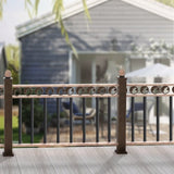 Staircase Metal Balusters, 29.5'' x 1'' Flat Aluminum Alloy Decorative Banister Spindles, 51 Pack V952-BPKLGZ51G295RCF96V0