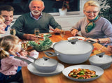 NON-STICK SAUCEPAN WITH LID - 20CM V915-CV0314