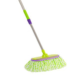 Car Wash Mop Soft Bristle Brush with Telescopic Long Pole - Adjustable Car Cleaning Tool for Auto V1366-AZ2-W-13001