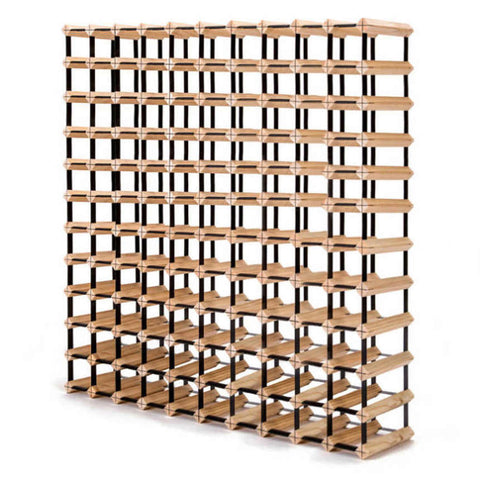 Timber Wine Rack Storage Cellar Organiser 120 Bottle V274-FT-WWR10-120