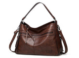 Coffee Spacious & Stylish PU Leather Tote Bag - Versatile Shoulder/Crossbody V888-ELOSUNG21415