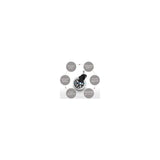 5 Pack Universal Office Chair Casters, Quiet and Abrasion Resistant Office Chair Replacement Wheels, V1237-ZY-528-010