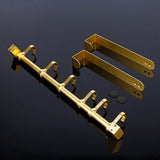 Over The Hooks Hanger, Moving 6-Hooks Over Coat Rack for Hanging, Aluminum Heavy Duty V1366-AZ2-W-18454