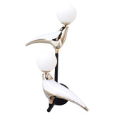 Modern Bird Wall Lamp Double Head Rotatable LED Wall Mounted Light for Living Room Bedroom Bedside V1294-YM0703-3119230065611