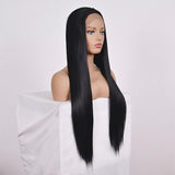 14 Straight Lace Front Human Hair Wig - Style 2 No Code PRL-606785940DBT