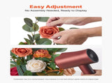 Standing Artificial Flowers Arrangements 4 PCS, 450 mm Tall Faux Flower Decorations for Wedding V952-ZSHQDLSCS175RY2Y4001V0