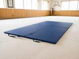 Folding Blue Exercise Mat Gymnastics, Martial Arts, Yoga, Karate & Judo Training V63-766465