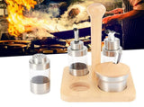 Cruet Condiment Spice Pepper Jar Box Seasoning Storage Container Pot Rack Set Kitchen Cooking V1294-YM0901-3118200170211