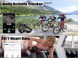 IP68 Fitness Tracker Smartwatch - Heart Rate, Sleep, Step Counter, Calories, Blood Pressure V1263-JX-6050