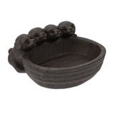 Adorable Black Zisha Tea Pet for Desktop Decoration and Hydroponic Plant Holder V1370-AZ4-19610