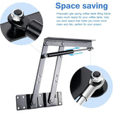 2 pcs Lift-Up Coffee Table Hinge, Heavy Duty Lift-Up Coffee Table Mechanism, Lift Up Spring Hinge V1188-MS-227-1124