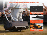 Rolling DJ Cable Bag, 1680D, Padded File Gig Bag with Wheels, 6 Detachable Divider, Travel Storage V952-DJSNB1680DZH0XLYB001V0