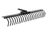 Tow Behind Landscape Rake, 1.5m Tow Dethatcher with 21 Steel Coil Tines, Lawn Dethatcher Rake V952-ZXSCJ60BDSDLG2B3EV0