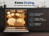 Devanti 12 Place Settings Dishwasher 55cm Freestanding Benchtop Built-In BDW-12-FS5201G-BK