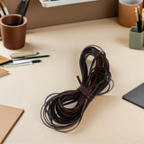 Durable Coffee Plastic Rattan for Furniture Repair and Craft Making - Flexible, Weather-Resistant V1192-AZ-W-28276