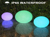 16' LED Glowing Ball Light w/Remote Set of 3, 13 RGB Colors Changing Waterproof Light Up Ball V1192-AZ-W-25753