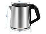 Electric Kettle Upgraded, 2L Stainless Steel Tea Fast Boiling Kettle, Fast Boil Water Warmer with V1192-AZ-W-11024