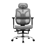 Artiss Ergonomic Office Chair Footrest Grey OCHAIR-H-FZ28-GY