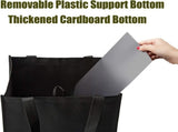 10 Pack Heavy Duty Reusable Grocery Bags with Reinforced Bottom, Large Capacity Shopping Totes for V1107-CS-STGWDH