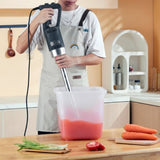 Professional Stick Blender, 500W Powerful Handheld Mixer, Adjustable Speed with Stainless Steel V952-ZXSCJBQYCBSDJYFXLV3