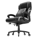 Heavy Duty Executive Office Chair with Cutting-edge Adjustable Lumbar Support for Long Hours, Big V952-LBYZXKPGKDJZBI124V0