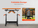 4-in-1 Roller Stand, 220 kg Load Capacity, 838.2-1270 mm Adjustable Height, Folding Heavy Duty with V952-DGZDZGTMGGJ4QQC0MV0