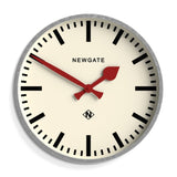 Newgate Universal Wall Clock Railway Dial Galvanised V398-NGUNIV390GAL