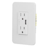 15A WiFi Smart Wall Socket Partition Control USB Interface Remote Control Wall Outlet for V1294-YM0901-3113210141311