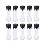 10x 180ml Glass Salt or Pepper Grinder 18cm - Adjustable Ceramic Core Tall Mill V238-SUPDZ-32870164299856