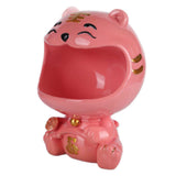 Cut Animal Shaped Key Phone Storage Basket Container Home Entryway Decor Accessory Display MoldPink V1294-YM0714-3115210141912