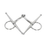 Full Cheek Horse Snaffle Bit Stainless Steel Ring Farm Jointed Bit for 125mm Horse Mouth V1294-YM0717-3111220222911