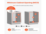 Pullout Trash Can for Kitchen Cabinets,Double Under Sink Garbage Recycling Bin, Under Mount V952-CFLJTDTHSST5OB5S2V0