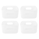 10PCS Cupboard Box Mini Organizer Bin PP Side Handle Rounded Edge Modern Versatile Storage Baskets V1294-YM0901-3117230364611