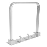 Collapsible Bathroom Rack with Row Hooks Multifunctional WallMounted Towel Shelf Holder for Home V1294-YM0901-3112210064511
