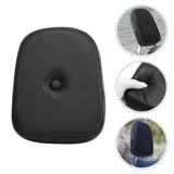 Universal Motorbike Backrest Cushion Black Passenger Seat Support Pad for Comfortable Riding V1192-AZ-W-31513