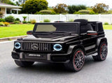 Kids Electric Ride On Car G63 Toy Cars Remote Control Black RCAR-AMG63-LS-BK