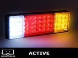2X 44 LED Tail Lights Trailer Ute Caravan Truck Stop Indicator rear LAMP 10-30V V201-LED1030BL8AU